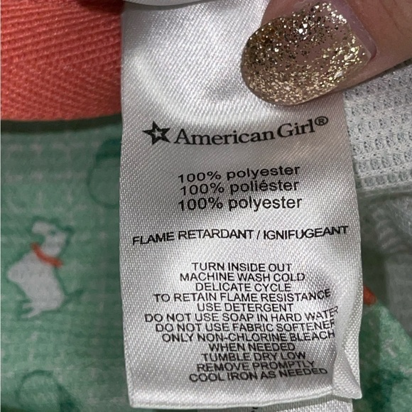 American Girl Beforever Girls Pajamas Size Medium (10-12) - Picture 5 of 6
